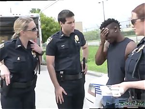 ash-blonde mature boinking two black suspect taken on a harsh rail