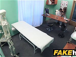 fake medical center Patient gives suck off before being penetrated